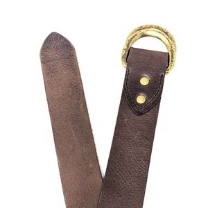 Banana Republic Belt Womens Medium Brown Buffalo Leather Western Boho